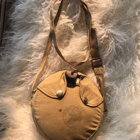 Boy Scouts of America Handbags - Authentic Boy Scout aluminum canteen  early 50’s.